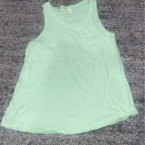 Zara Girls Collection Neon Green tank top With Pocket